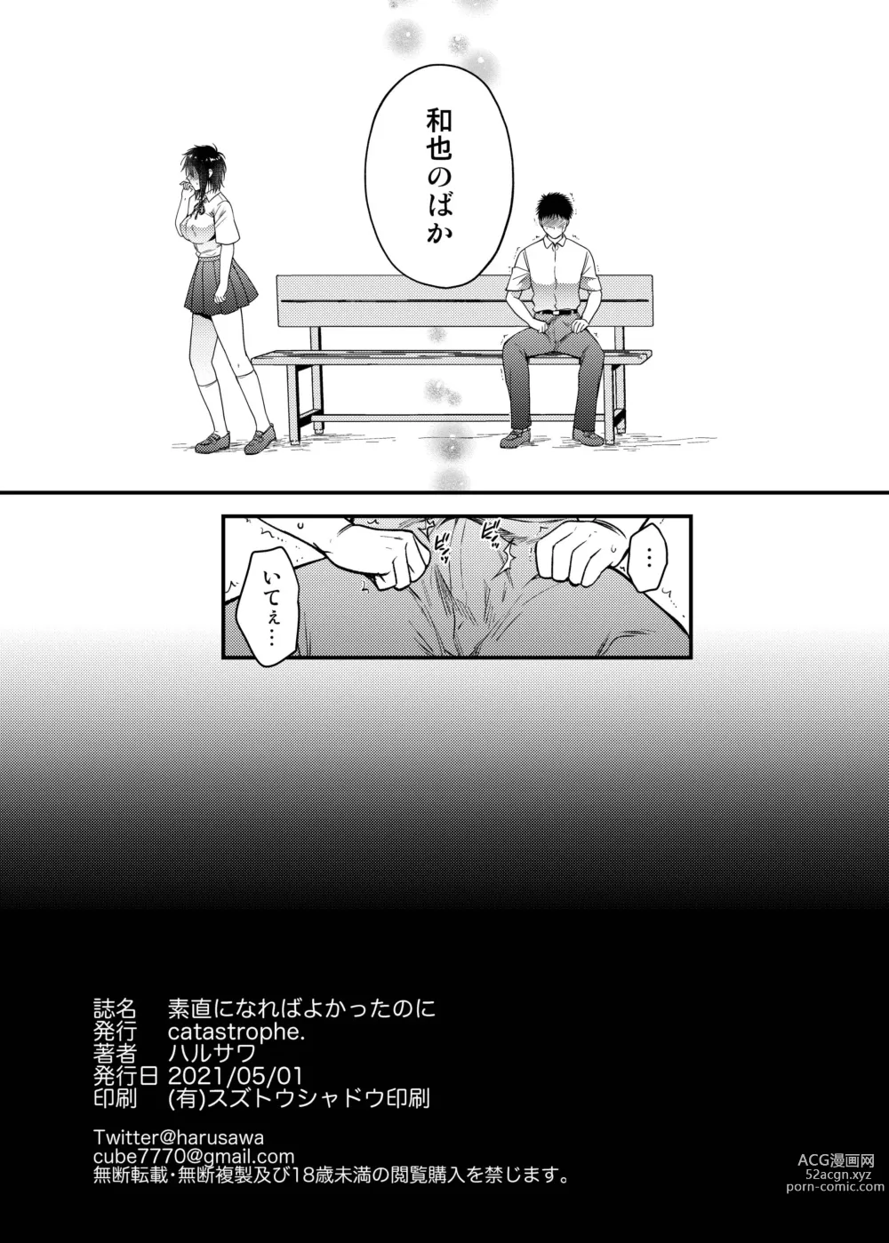 Page 21 of doujinshi 素直になればよかったのに