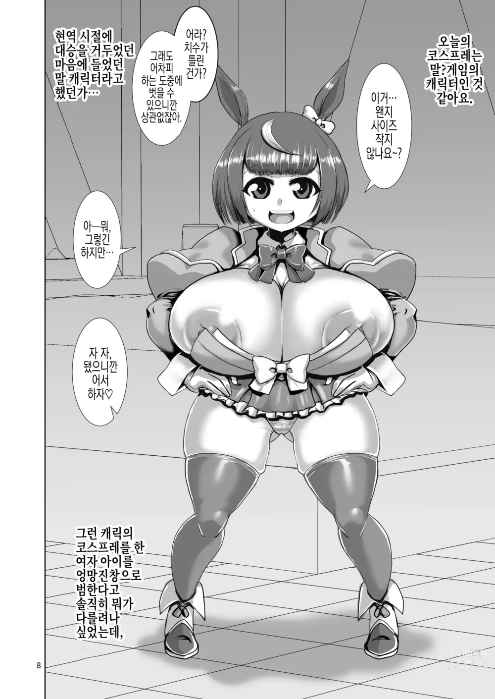 Page 8 of doujinshi 마유 짱의 1도 모르는 코스프레 SEX 보고서