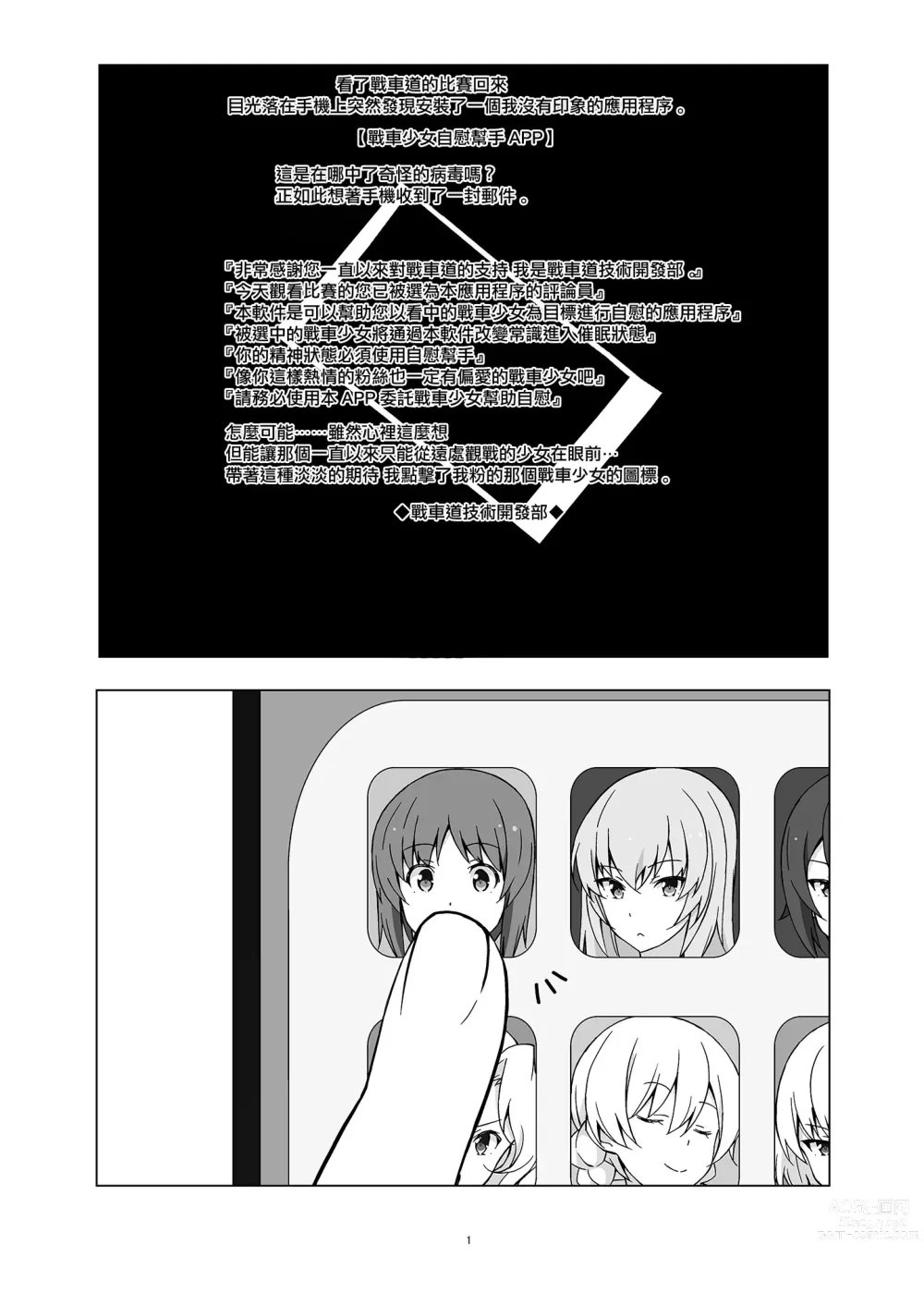 Page 2 of doujinshi 自慰幫手戰車 美穗篇
