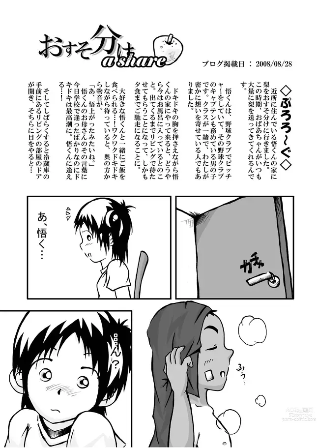 Page 4 of doujinshi CFNM Nikki ~ Chiisana Seishun Monogatari ~ Vol. 1