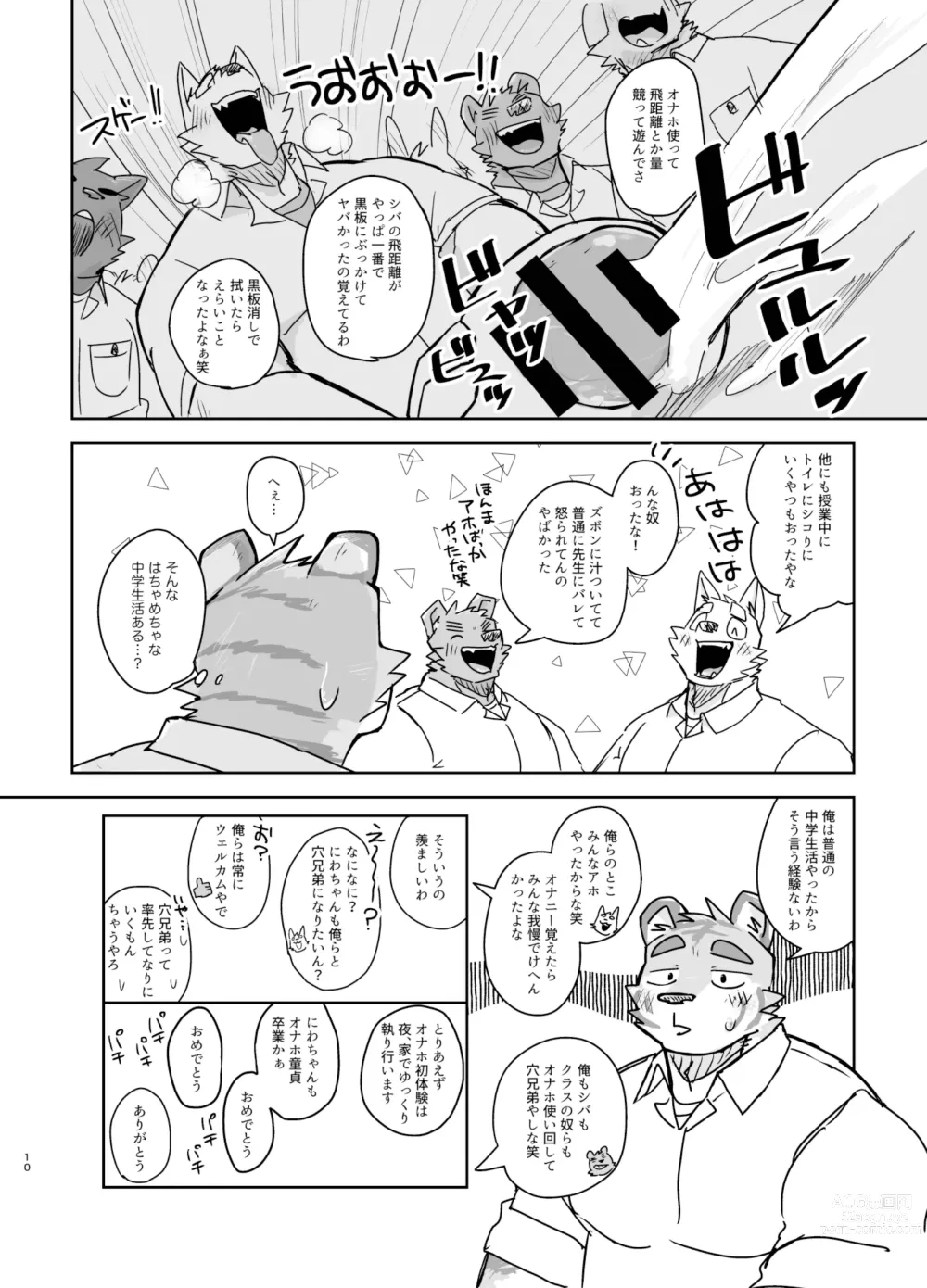 Page 10 of doujinshi Kyoushitsu de Hajimete Suru Hanashi