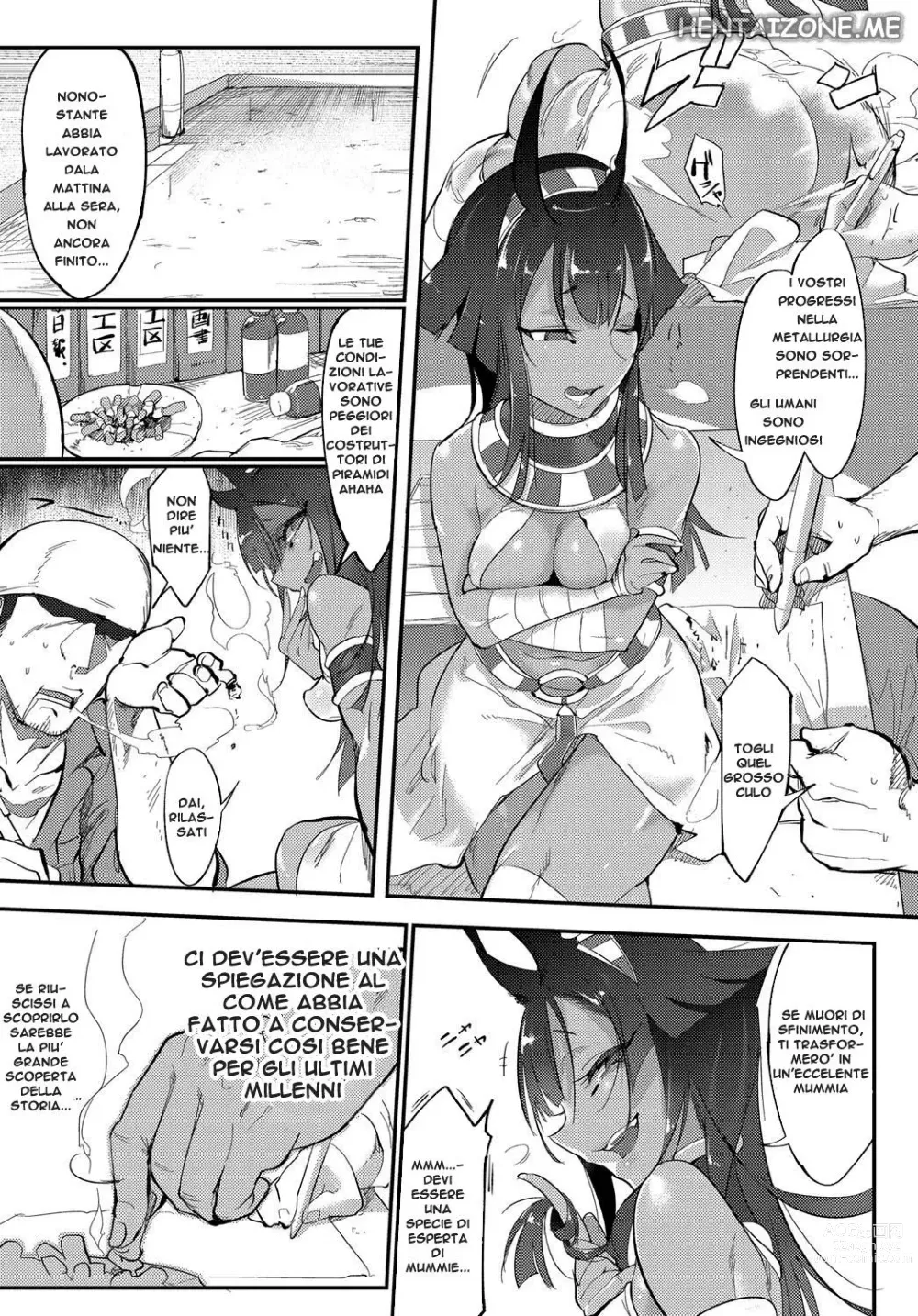 Page 3 of manga La Donna del Faraone
