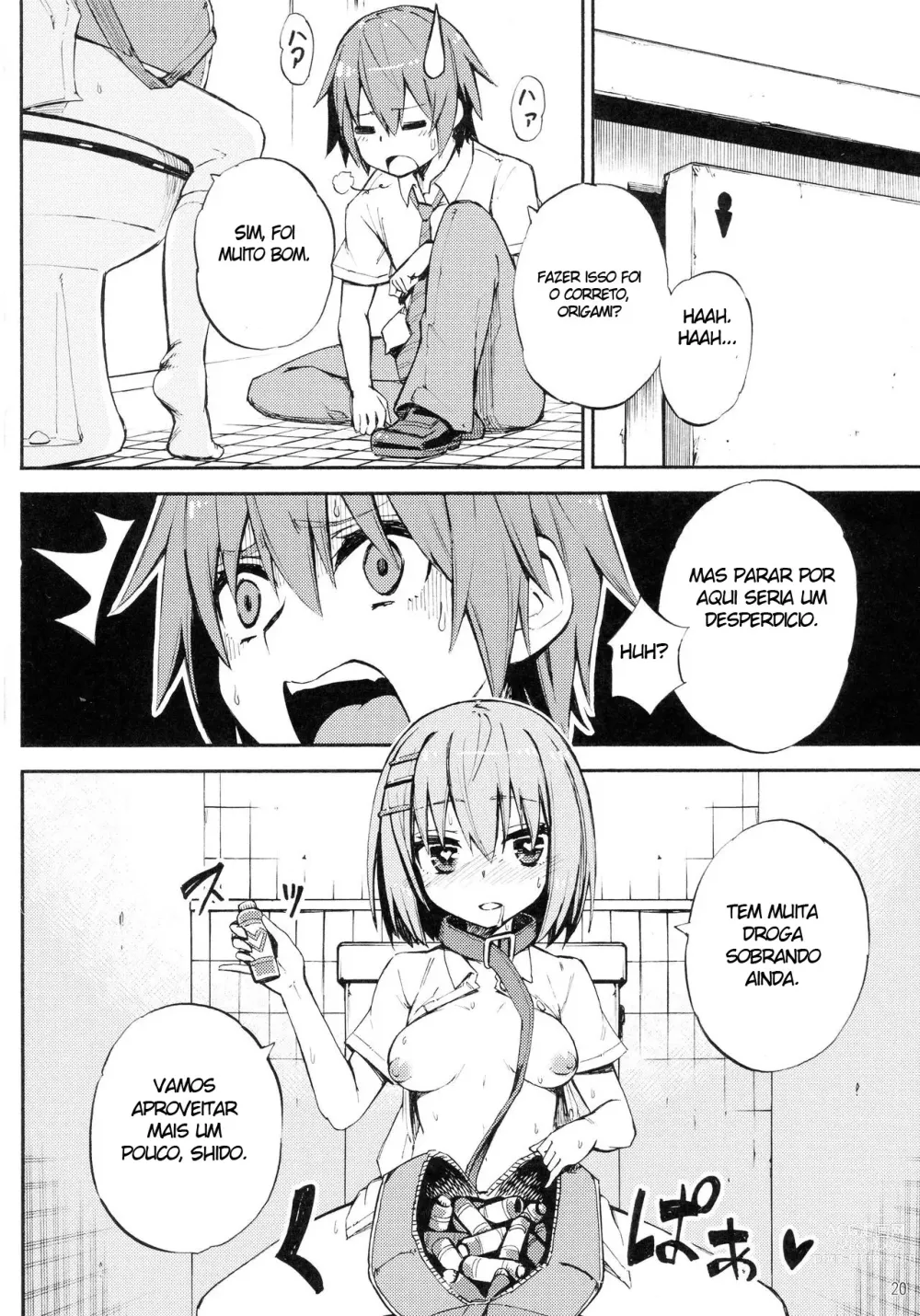 Page 20 of doujinshi Origami-san no Genki ga Deru Kusuri