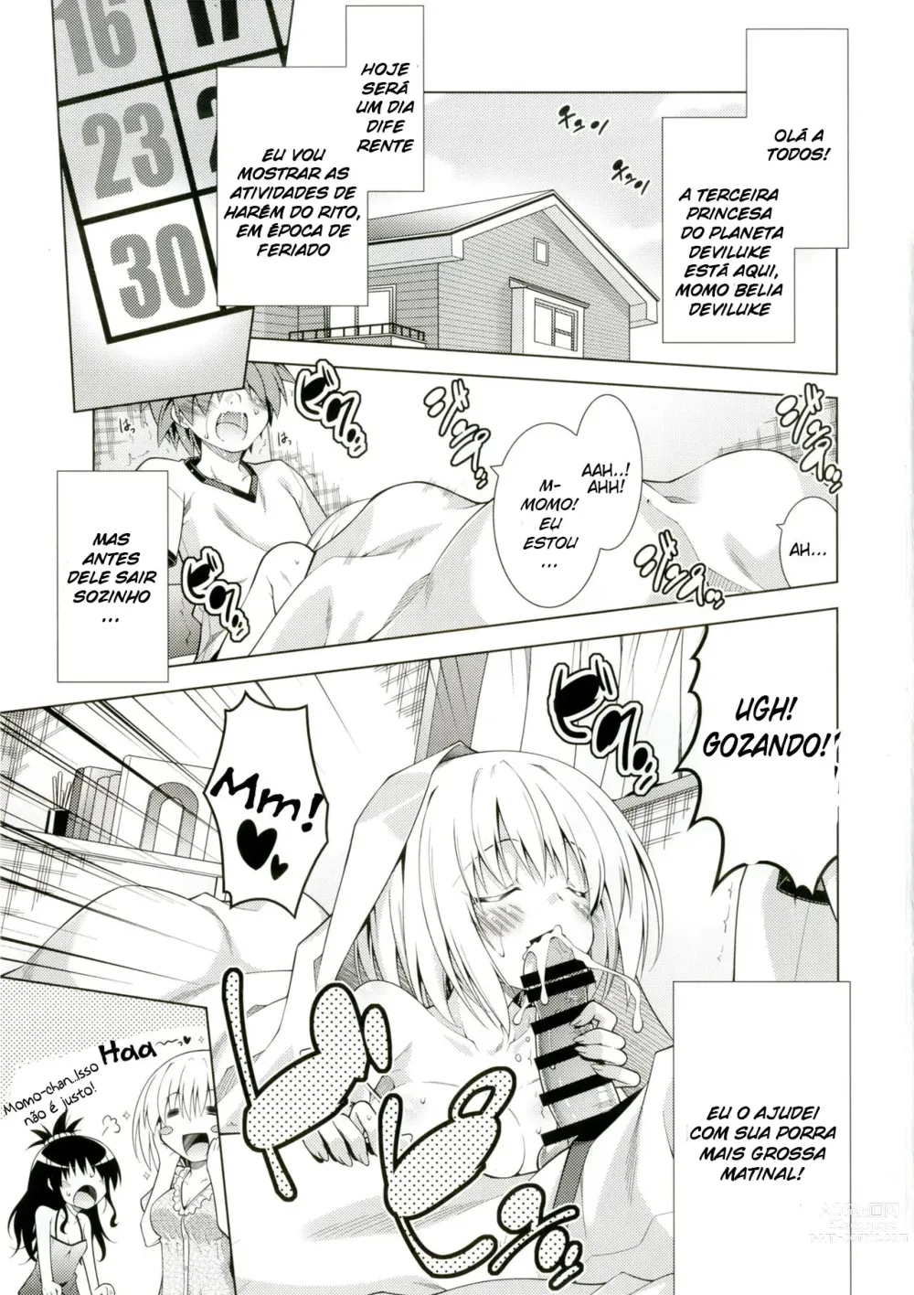Page 2 of doujinshi Rito-san no Harem Seikatsu 5