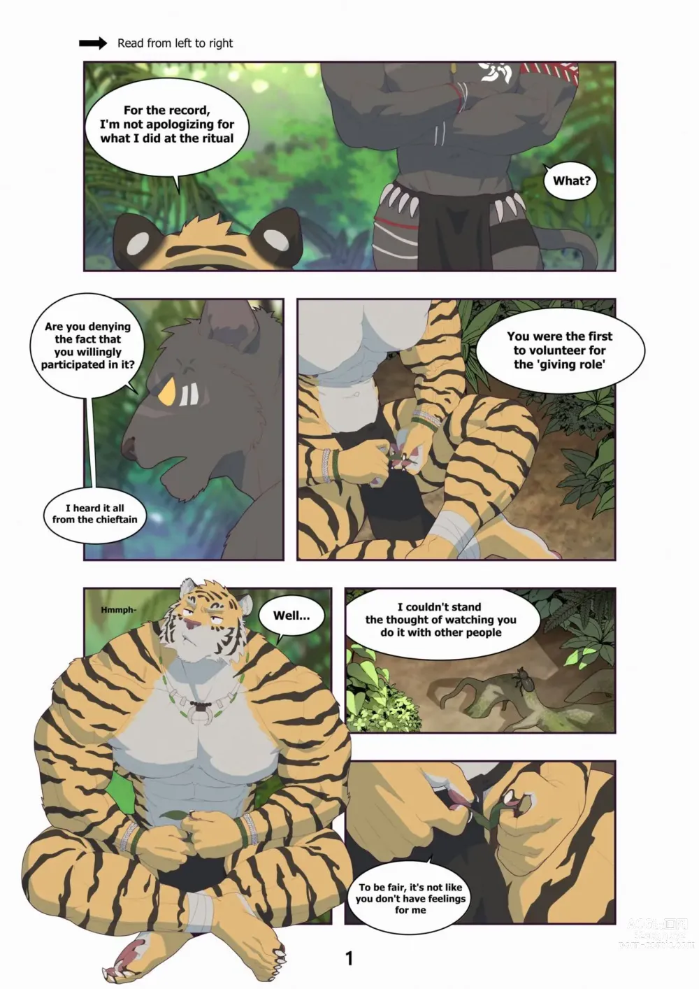 Page 1 of doujinshi Black & Yellow - Jungle