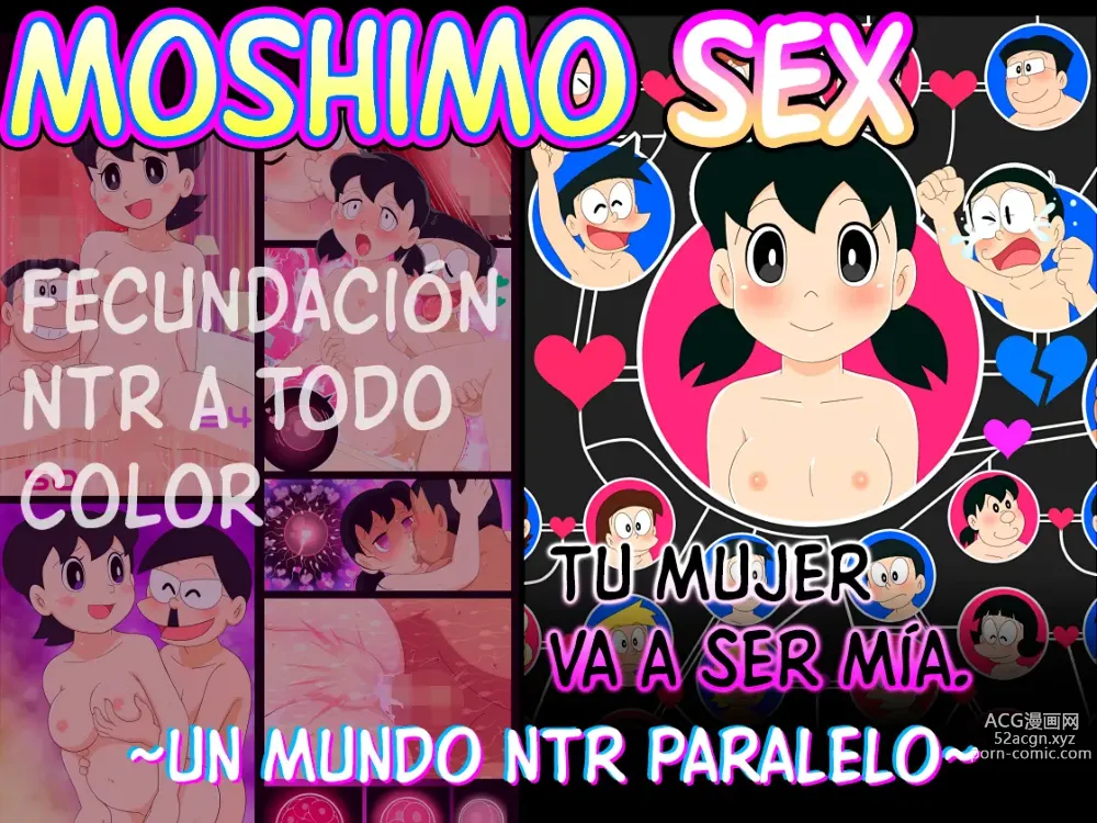 Page 1 of doujinshi MOSHIMO SEX ~UN MUNDO NTR PARALELO~ TU MUJER VA A SER MÍA!!!