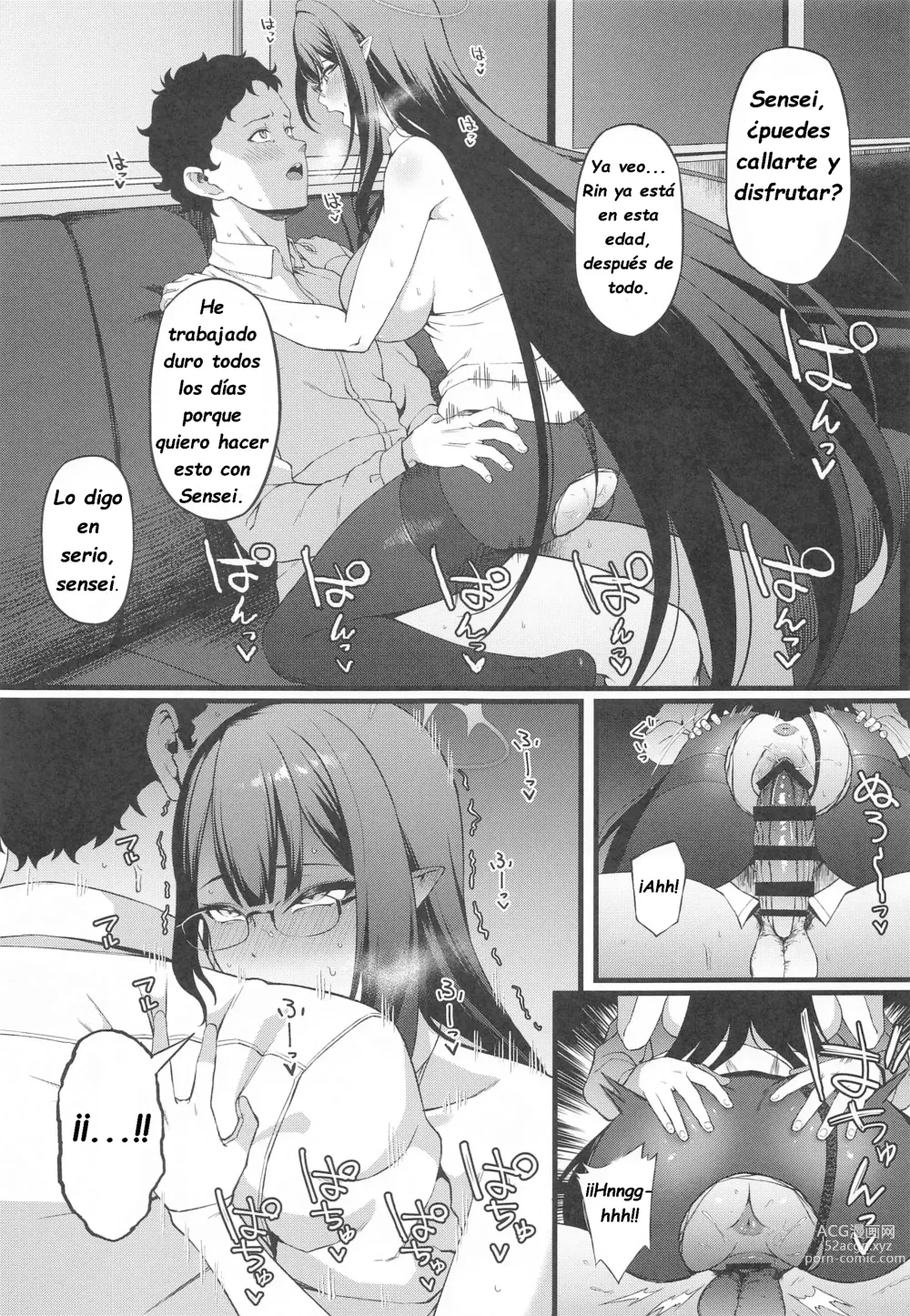 Page 12 of doujinshi Nanagami Rin está en celo