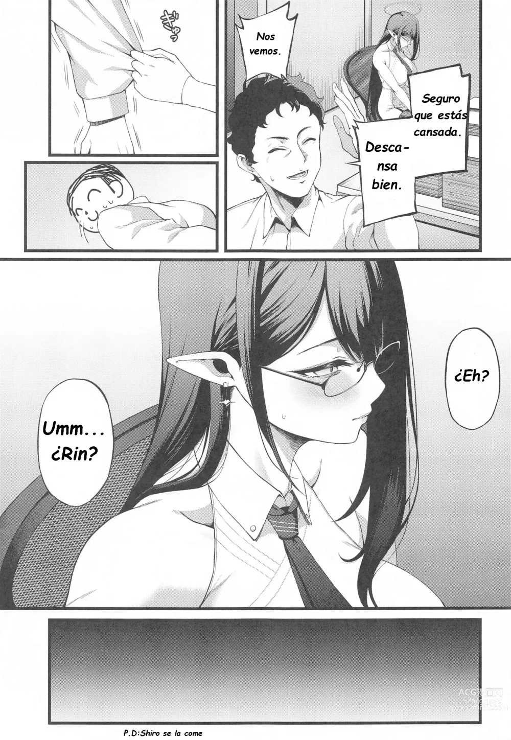 Page 6 of doujinshi Nanagami Rin está en celo