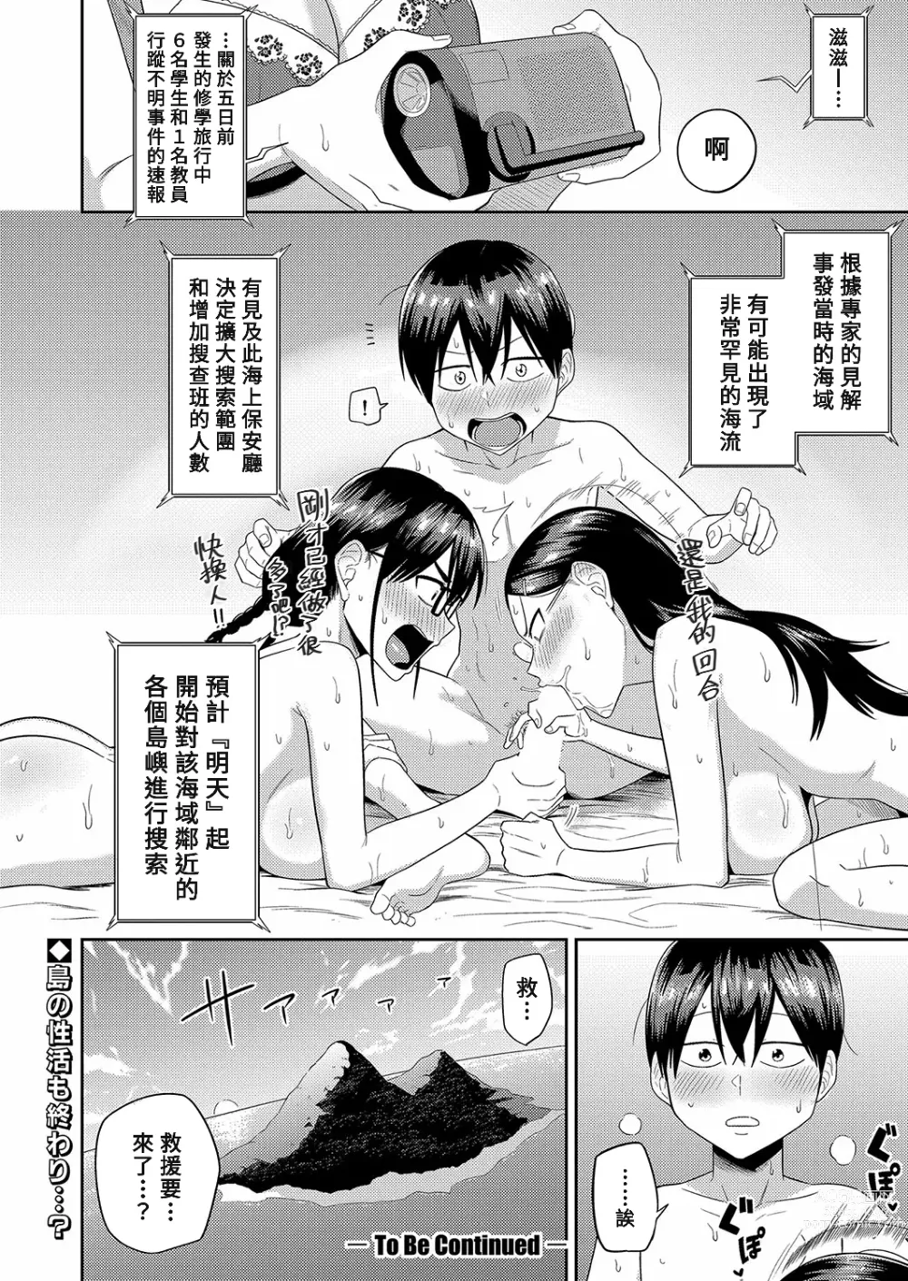 Page 36 of manga Mujintou de, SEX ni Kyoumishinshin na Dosukebe Inkya Joshi-tachi to Harem Life Chuuhen