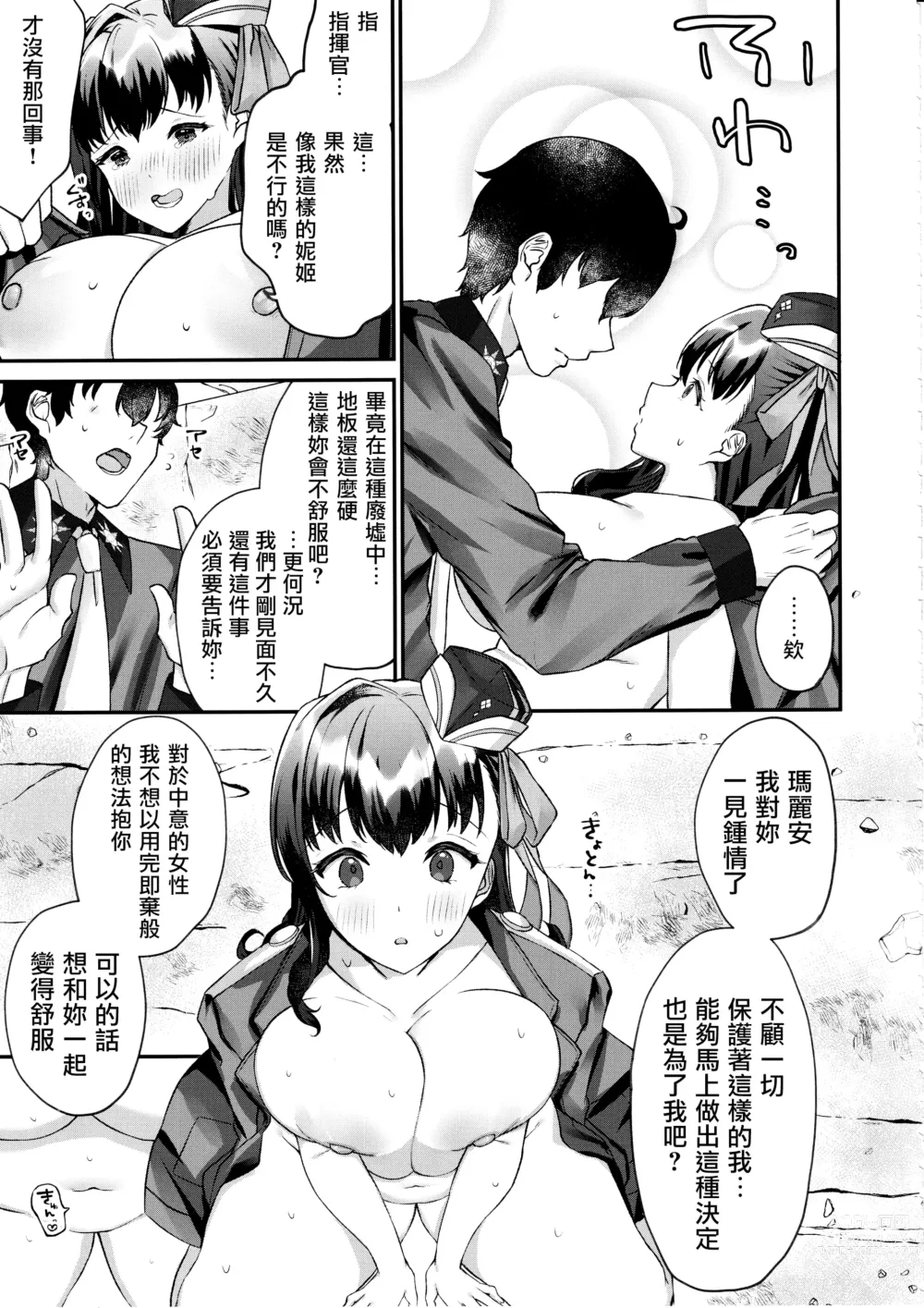 Page 8 of doujinshi Shikikan ga Daisuki desu! ~Marian to Modania to Ecchi suru Hon~