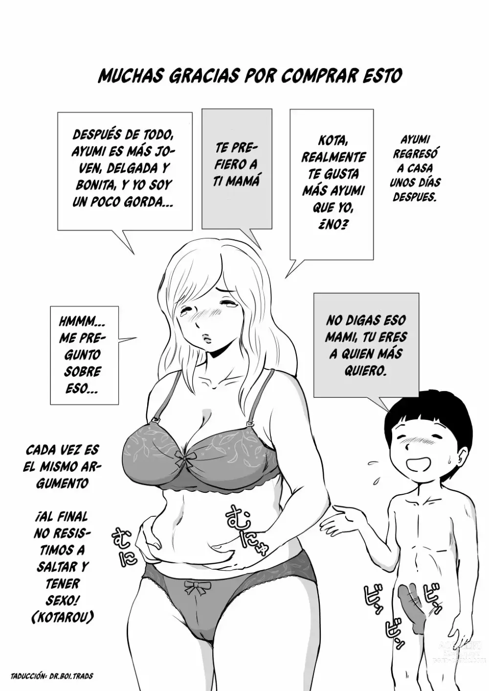 Page 69 of doujinshi LA HISTORIA DE UN HIJO QUE ES EXPLOTADO SEXUALMENTE POR SU MADRE Y AYUMI (SPANISH))