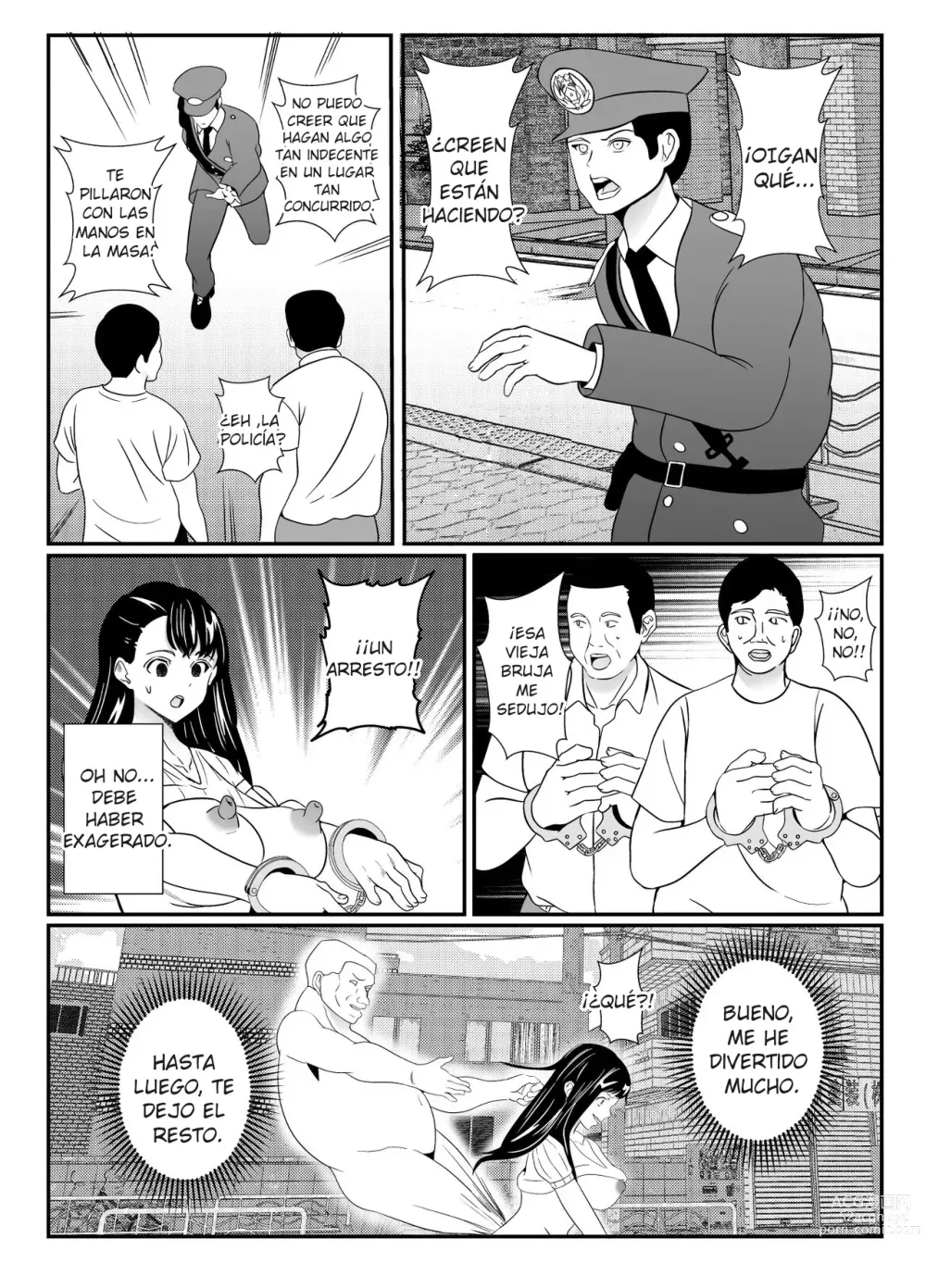 Page 27 of doujinshi Madre es poseída y se convierte en una exhibicionista cachonda