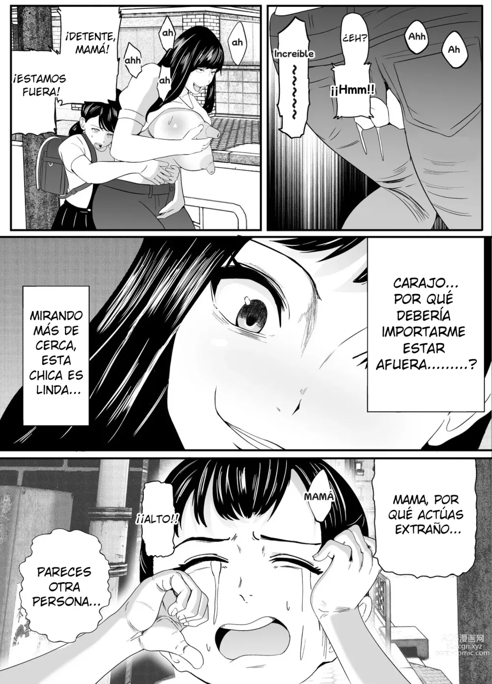 Page 7 of doujinshi Madre es poseída y se convierte en una exhibicionista cachonda