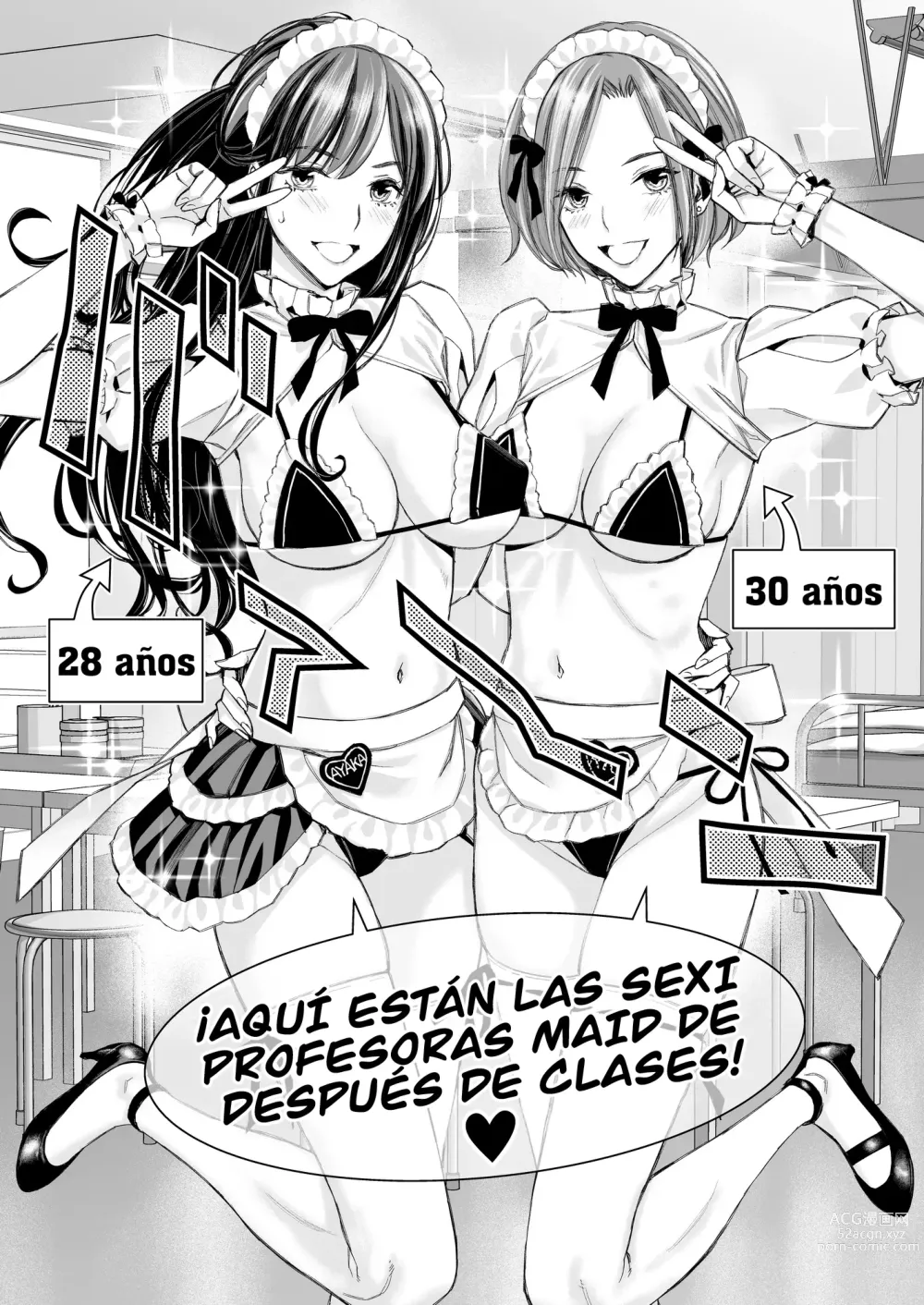 Page 15 of doujinshi Ikenai yo, Satou Sensei! W AroThir Onna Kyoushi Hokenshitsu Maid Play