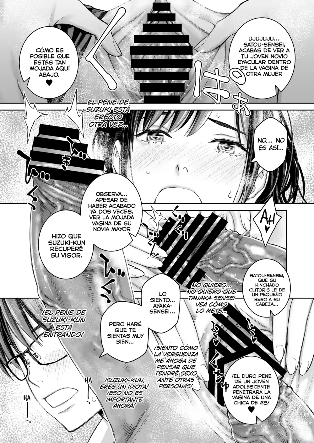 Page 26 of doujinshi Ikenai yo, Satou Sensei! W AroThir Onna Kyoushi Hokenshitsu Maid Play