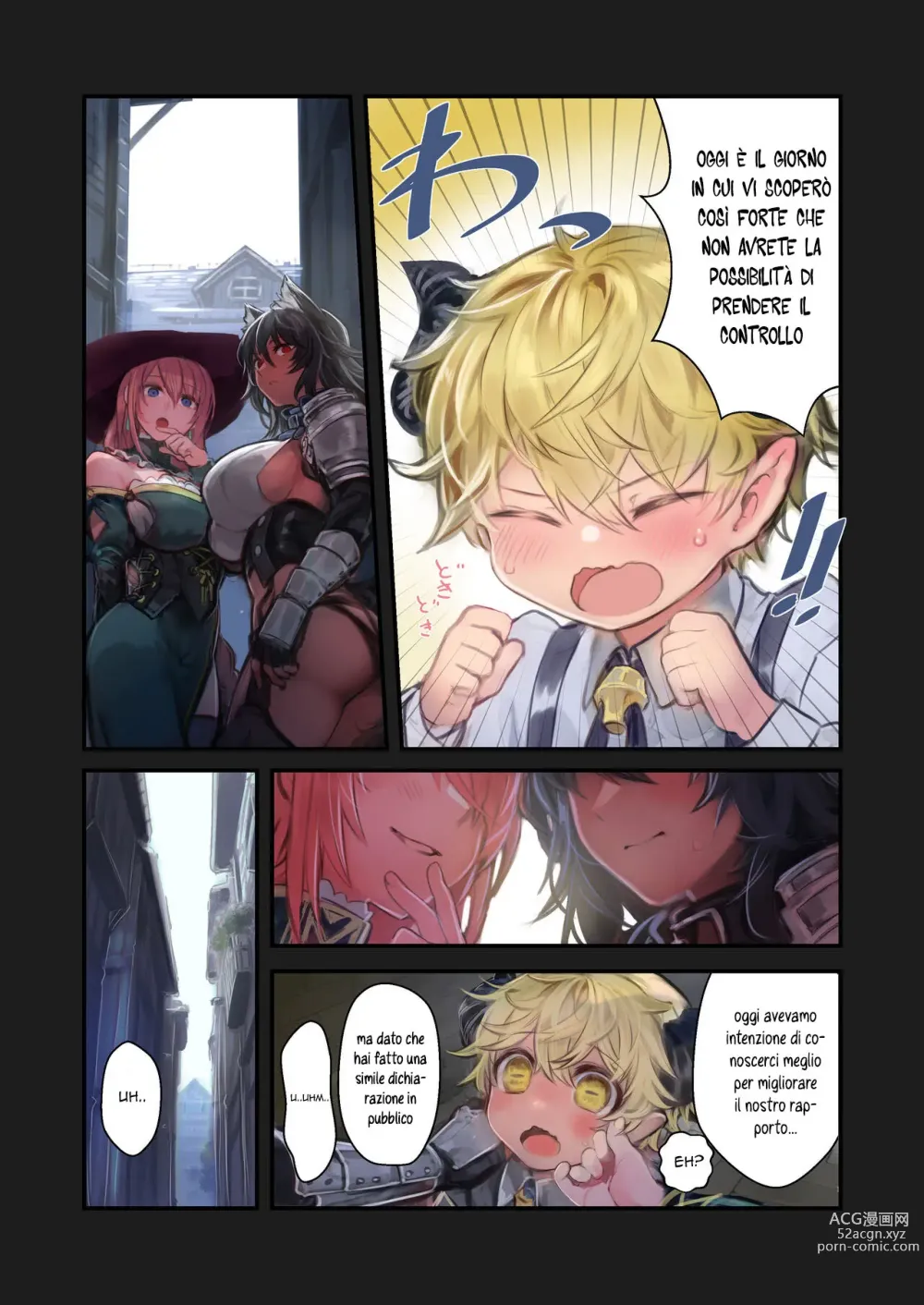 Page 50 of doujinshi MILK -A story About An Incubus Being Fondled By Two Onee-sans- (decensored)