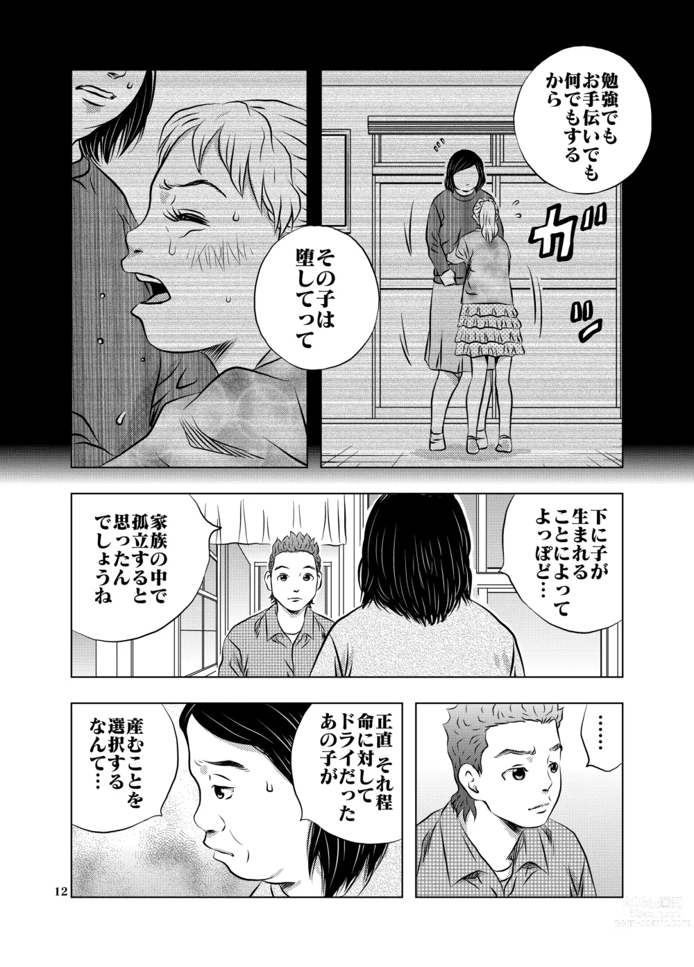 Page 12 of doujinshi Nagai Yoru…