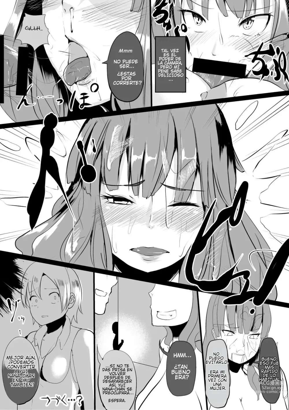 Page 14 of doujinshi Cambiando el corazón de una mujer por el de un anciano con una cámara