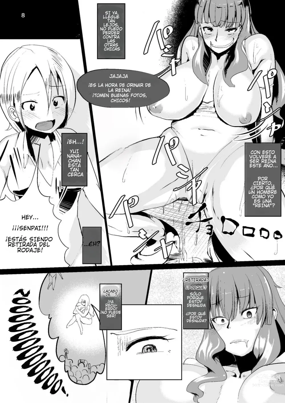 Page 9 of doujinshi Cambiando el corazón de una mujer por el de un anciano con una cámara