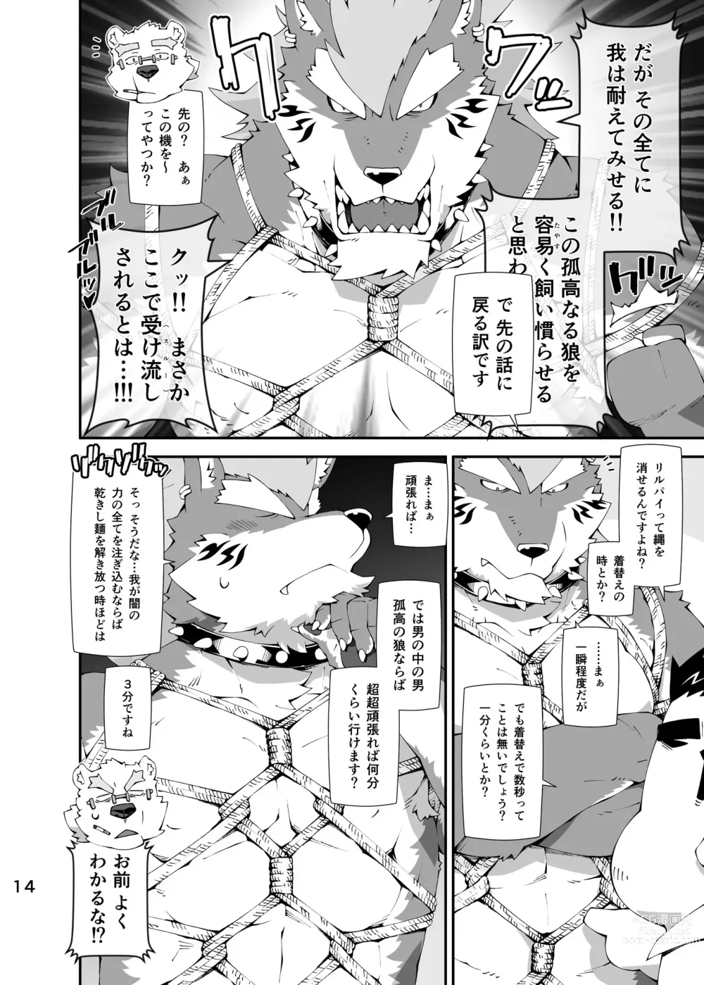 Page 13 of doujinshi Shirokuma to Fe