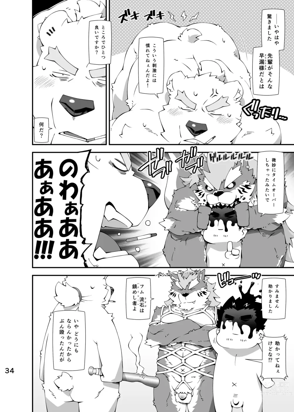 Page 33 of doujinshi Shirokuma to Fe
