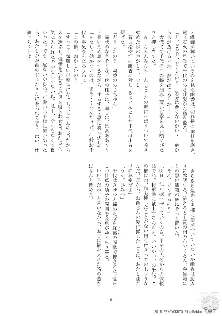 Page 7 of doujinshi Teito Reki Iyōsha Kitan No. 3 Cafe Labyrintus