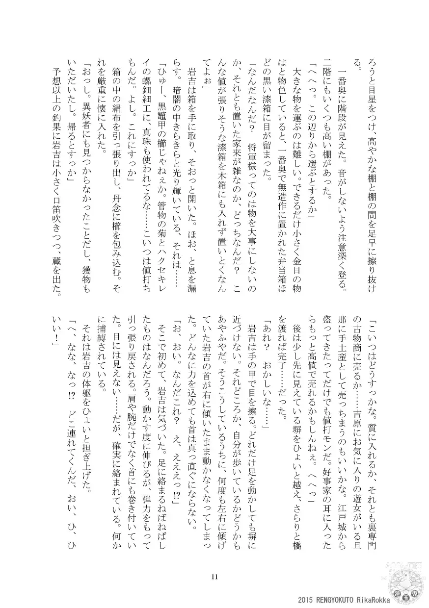 Page 10 of doujinshi Teito Reki Iyōsha Kitan No. 3 Cafe Labyrintus