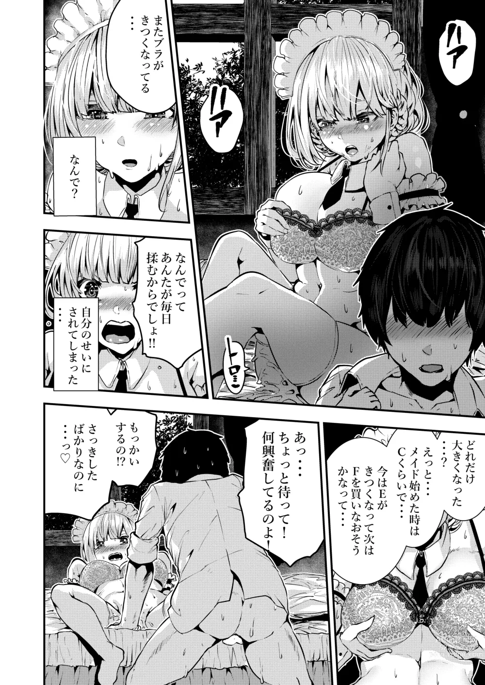 Page 11 of doujinshi Deredere Maid to Tsundere Maid to Inran Maid to Shikotama Ecchi