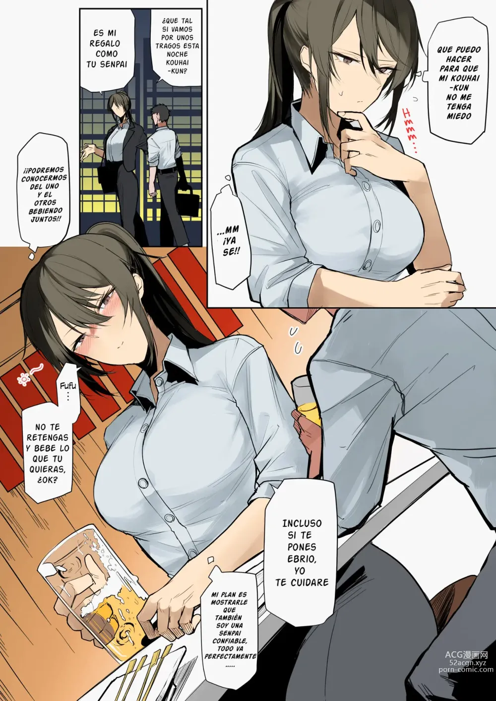 Page 2 of doujinshi Ookii OL Onee-san no Manga