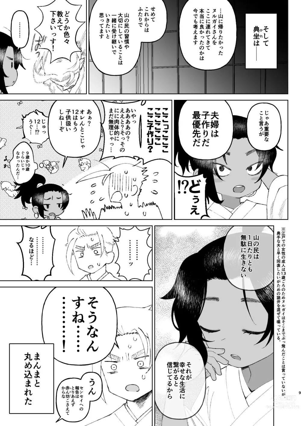 Page 9 of doujinshi Edo to Yousai
