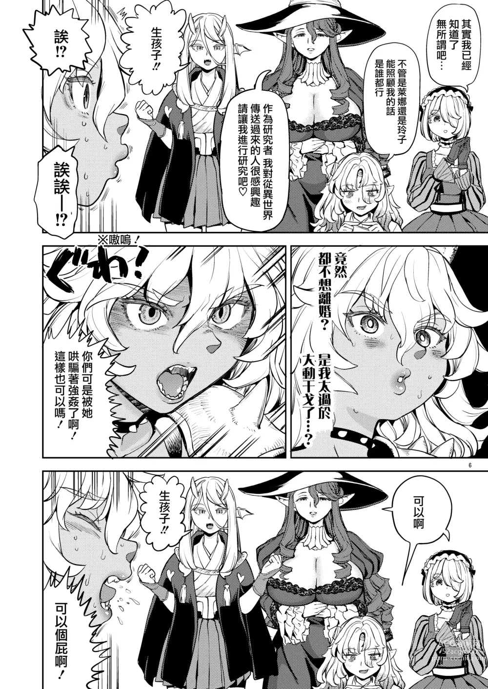 Page 8 of doujinshi 我轉生成爲女勇者后魔族的妻子居然有5人 6