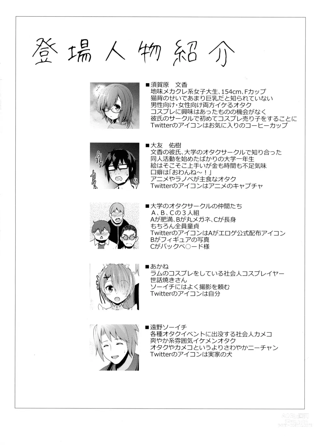 Page 4 of doujinshi Zero kara Hajimeru Cosplay Seikatsu