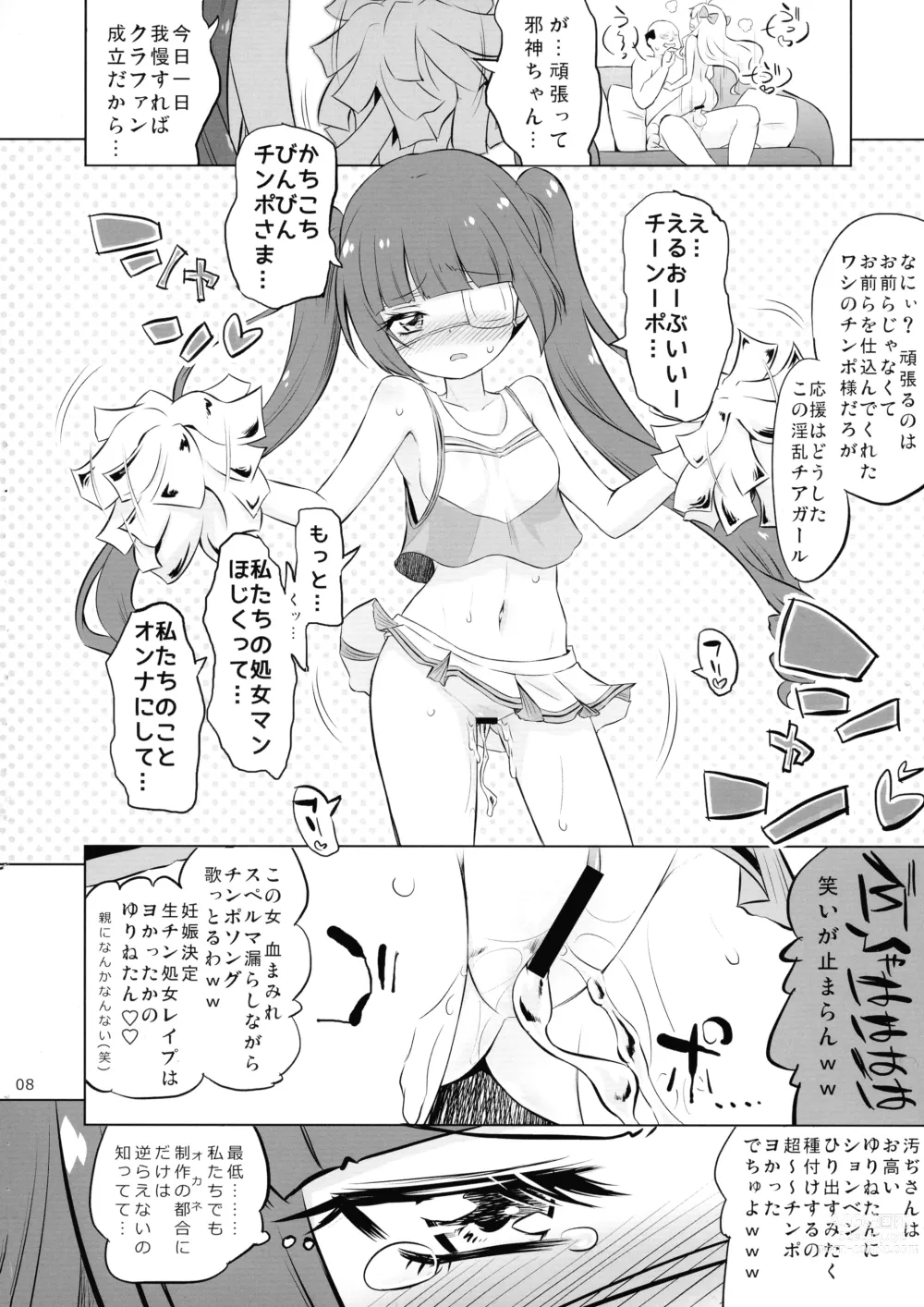 Page 8 of doujinshi Jashin-chan VS Yami no CroFun