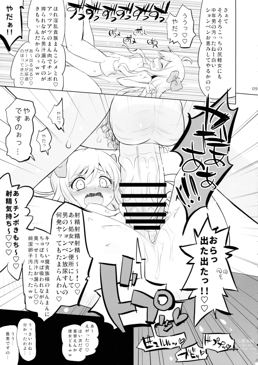 Page 9 of doujinshi Jashin-chan VS Yami no CroFun