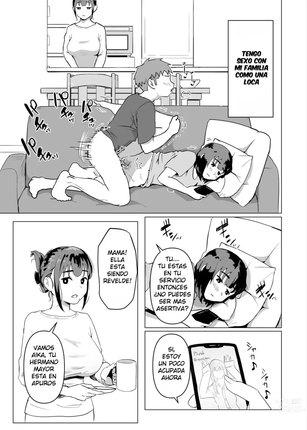 Page 16 of doujinshi Uchi de wa Kazoku Sex wa Joushiki Rashii