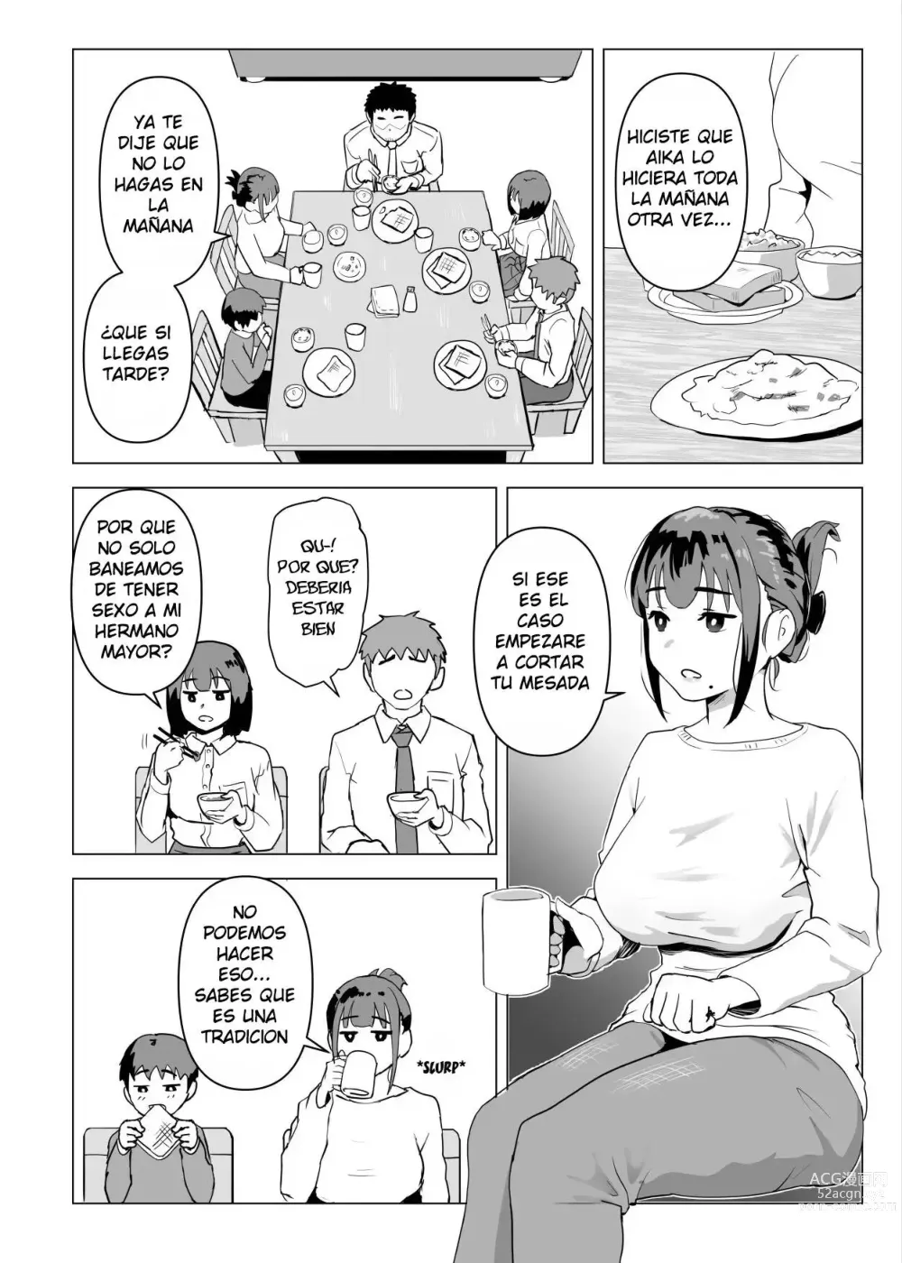 Page 7 of doujinshi Uchi de wa Kazoku Sex wa Joushiki Rashii