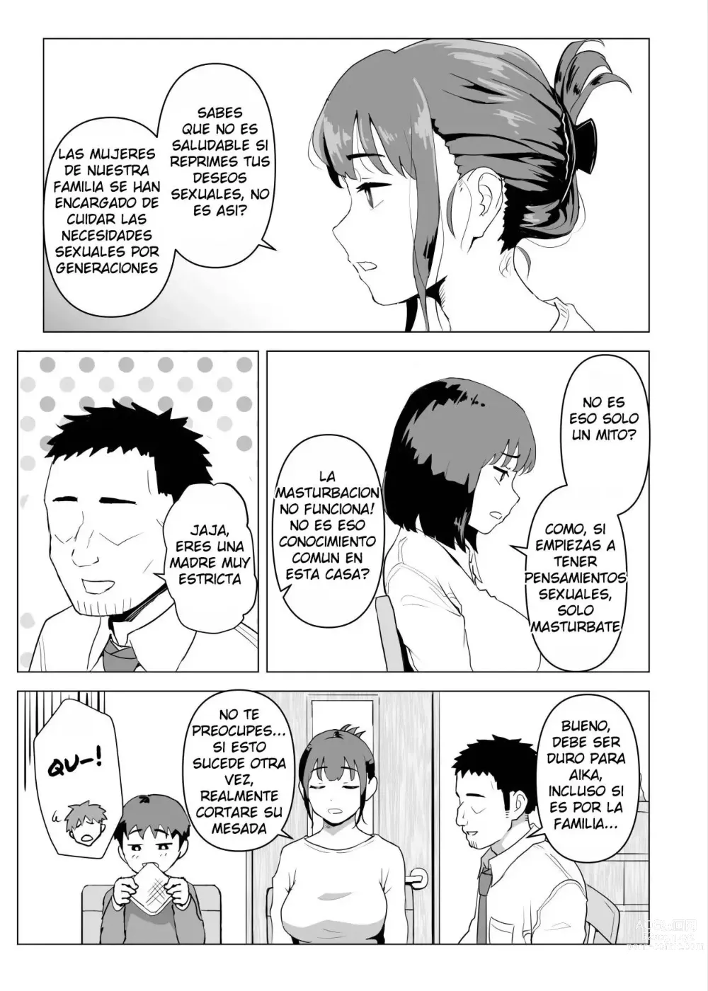 Page 8 of doujinshi Uchi de wa Kazoku Sex wa Joushiki Rashii