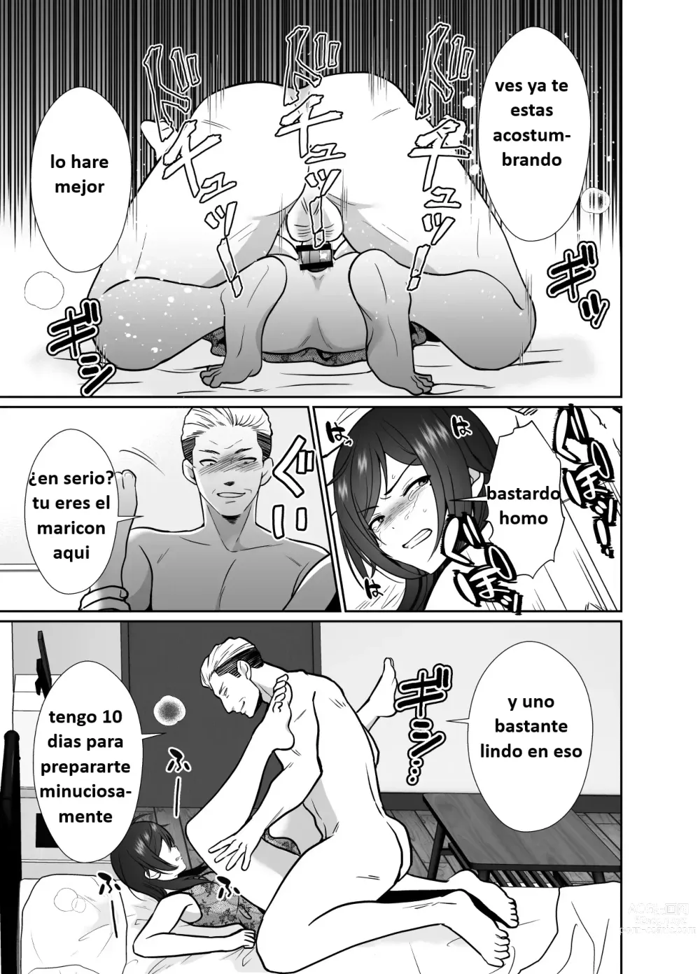 Page 20 of doujinshi Daikirai na Oji-san to 10-kakan Mesuiki Challenge