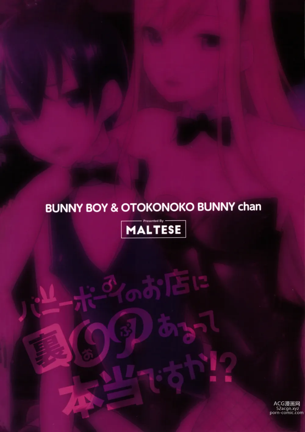 Page 14 of doujinshi Bunny Boy no Omise ni Ura OP Aru tte Hontou desu ka!