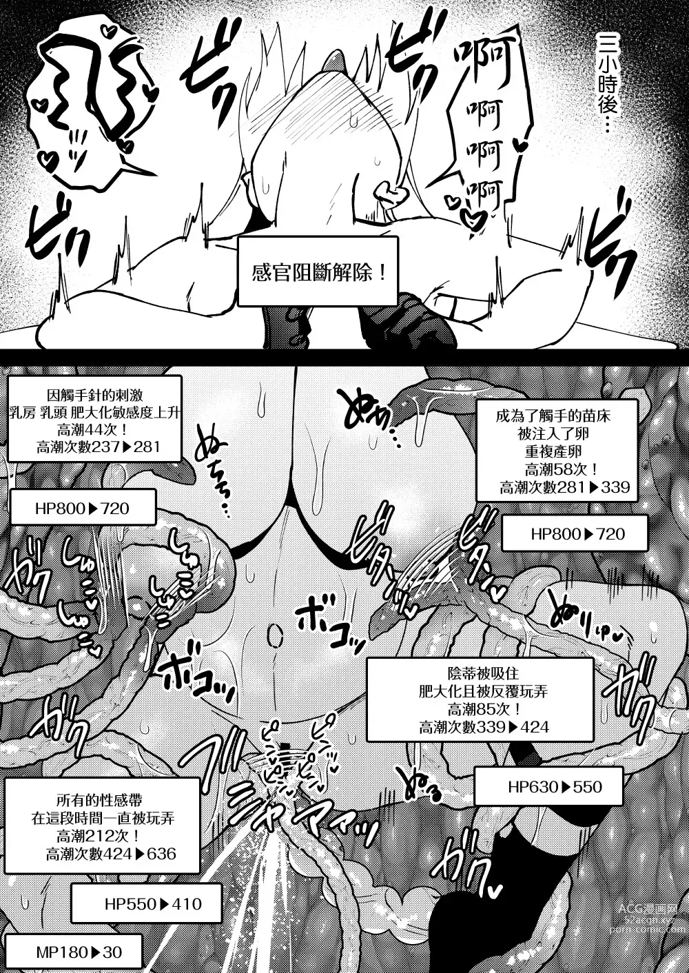 Page 34 of doujinshi TS Change!? Kan Da ETD (Ero Trap Dungeon)!!!