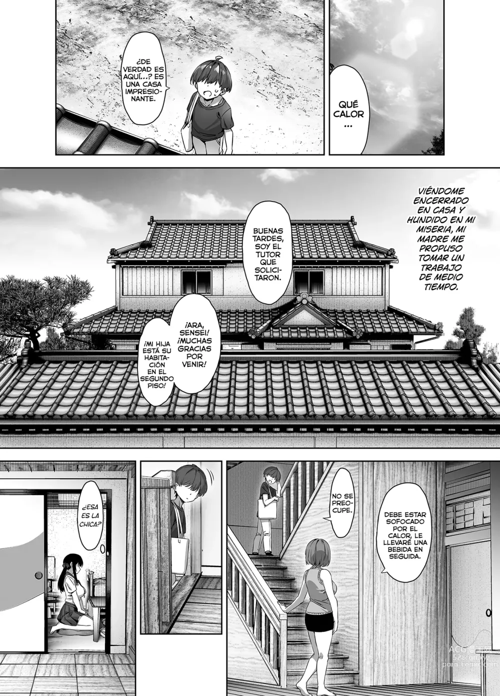 Page 5 of doujinshi Natsu to Inaka to Yuuwaku shite kuru Dekkai Oshiego