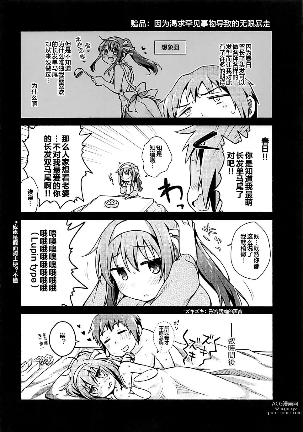 Page 21 of doujinshi Kotatsu de Mikan, yori mo Amaimono.