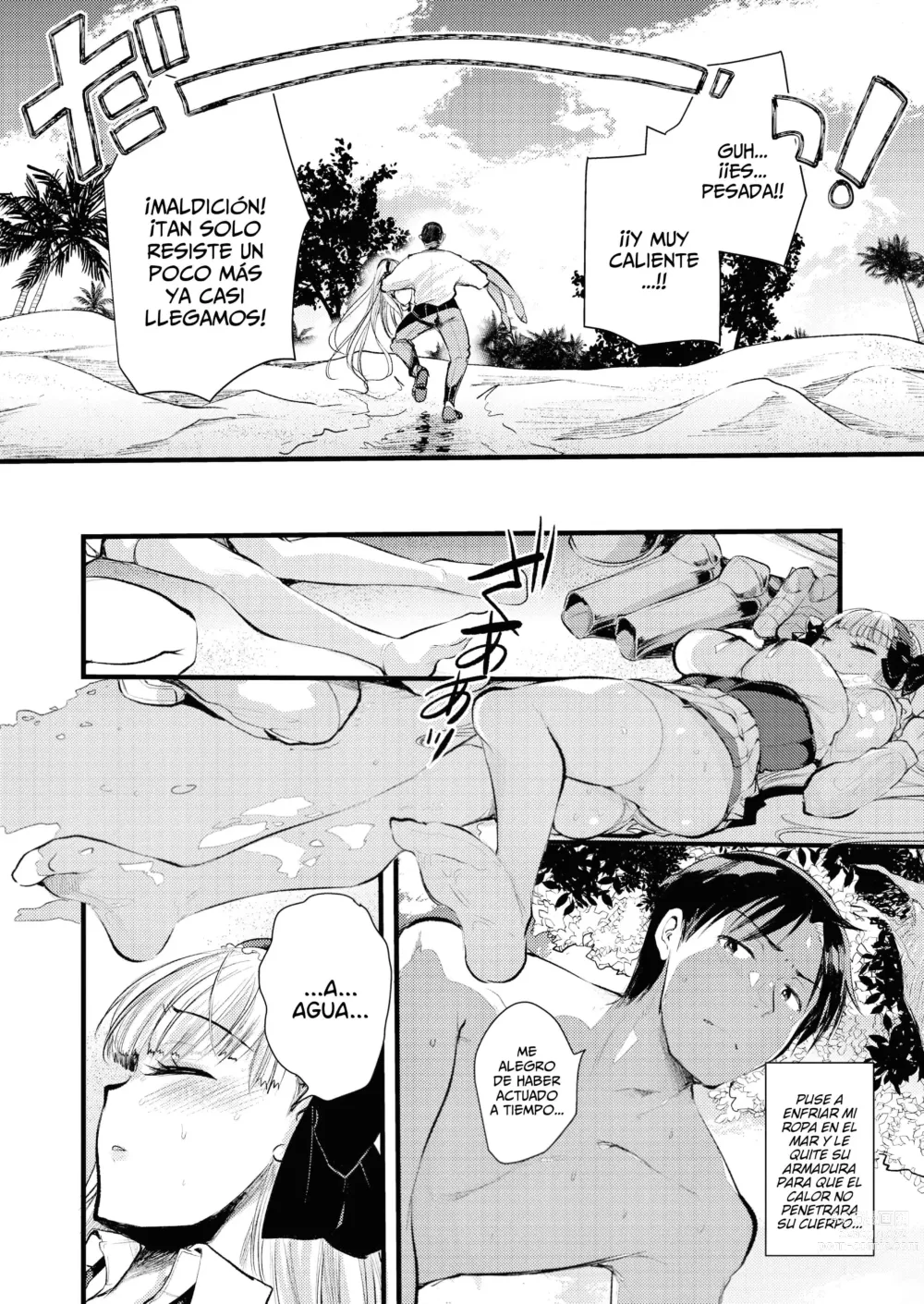 Page 8 of manga Vida Relajada En Una Isla Desierta Con Una Princesa Caballero De Nivel 1 - Capítulo 1