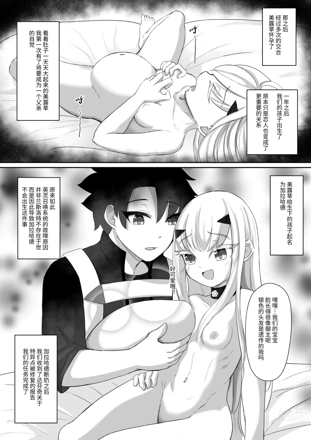 Page 34 of doujinshi FujiMelu Maryoku Kyoukyuu My Love Albion