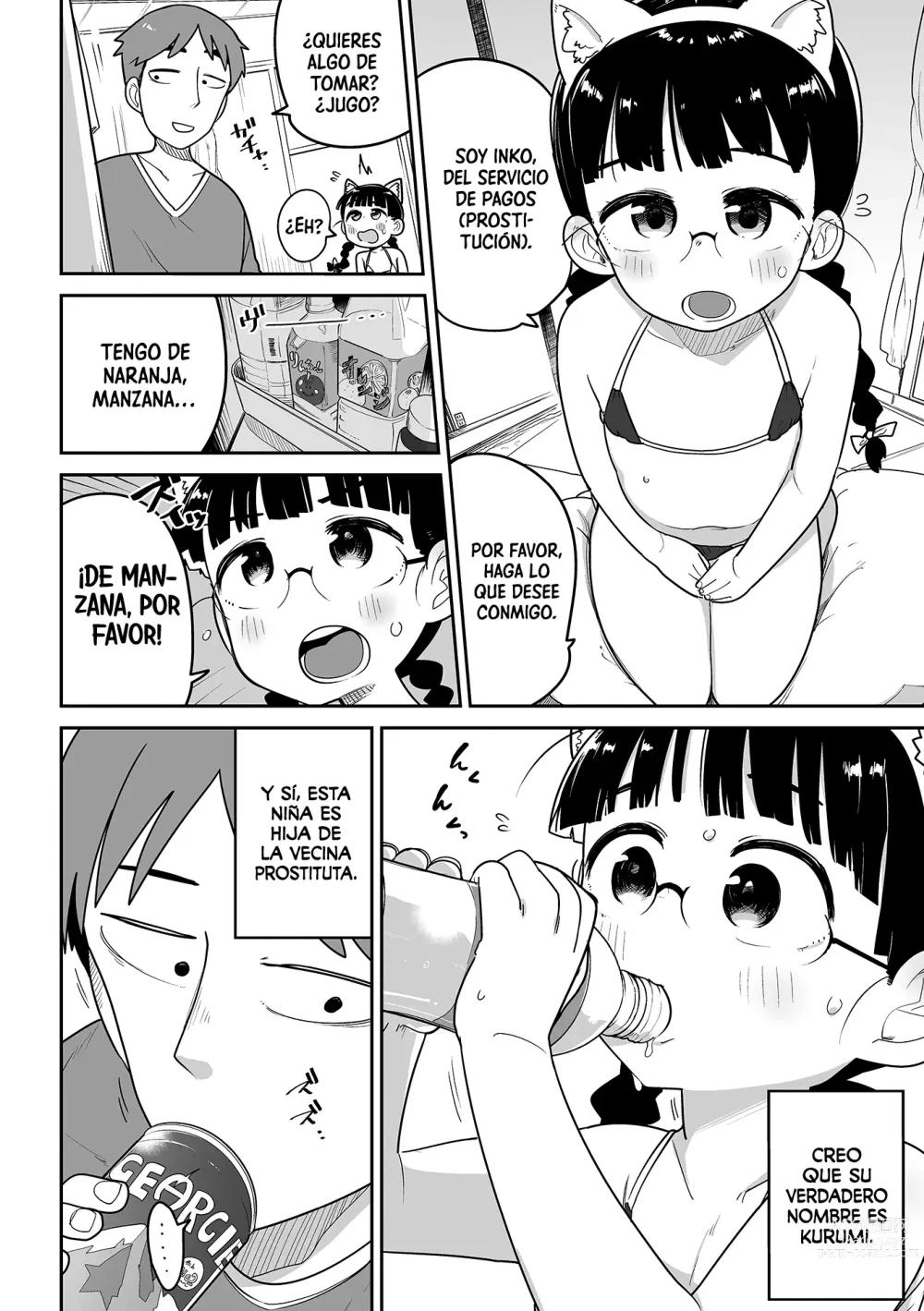 Page 2 of manga Servicio de Pagos Inko