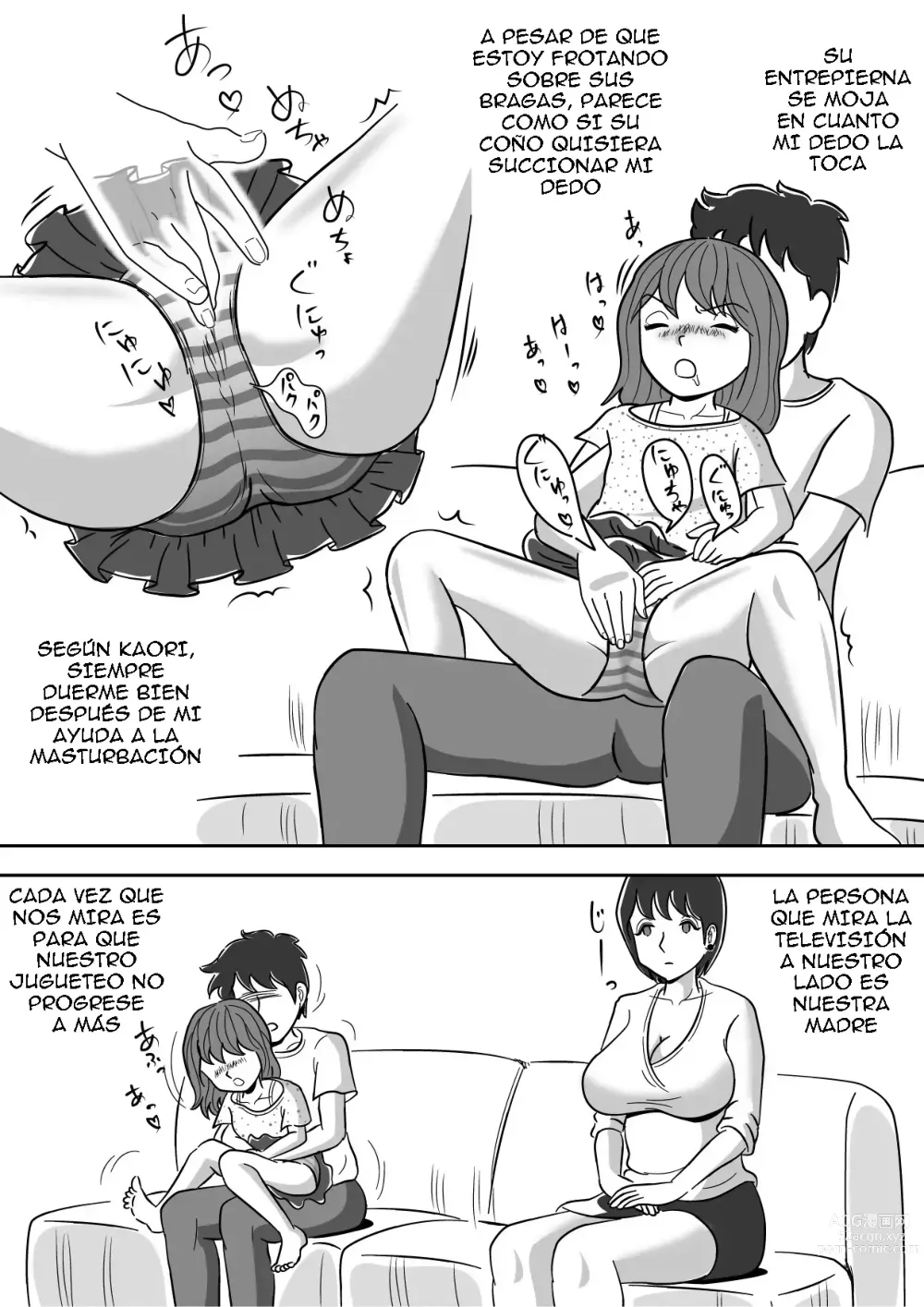 Page 7 of doujinshi A Mother Who Watches Her Son Finger His Little Sister