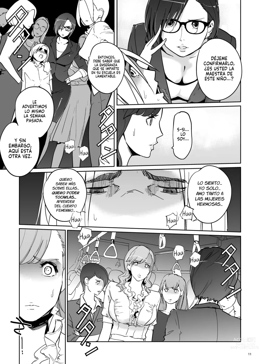 Page 12 of doujinshi La Señorita Yoshioka se Convirtió en mi Masturbador Personal.