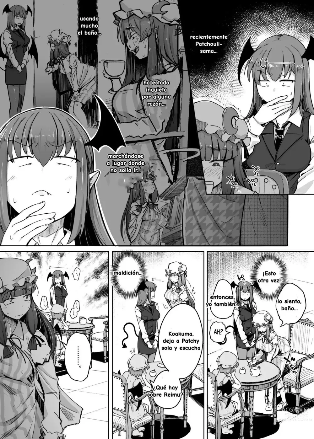 Page 4 of doujinshi Ana to Muttsuri Dosukebe Daitoshokan 5