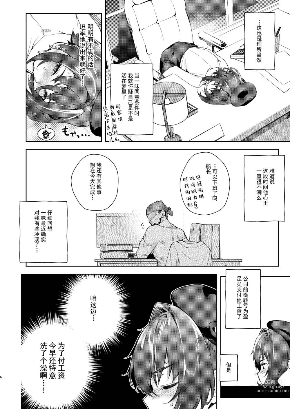 Page 6 of doujinshi Kyuuryou wa Omune ja Dame desu ka?