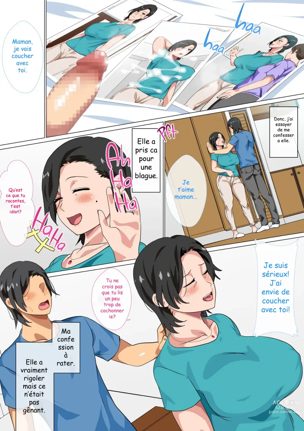 Page 6 of doujinshi I Confessed to My Mom She Let Me Have a One-Day-Only Sex-Fest